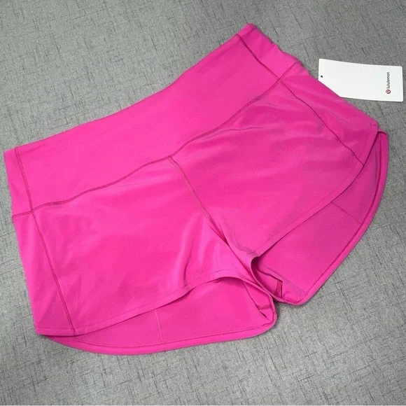 Lululemon Speed Up High Rise Athletic Shorts Sonic Pink NWT - Picture 4 of 10